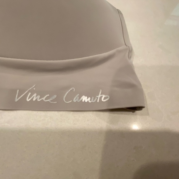 Size Large Vince Camuto Light Grey Spandex Bralette - Picture 3 of 7